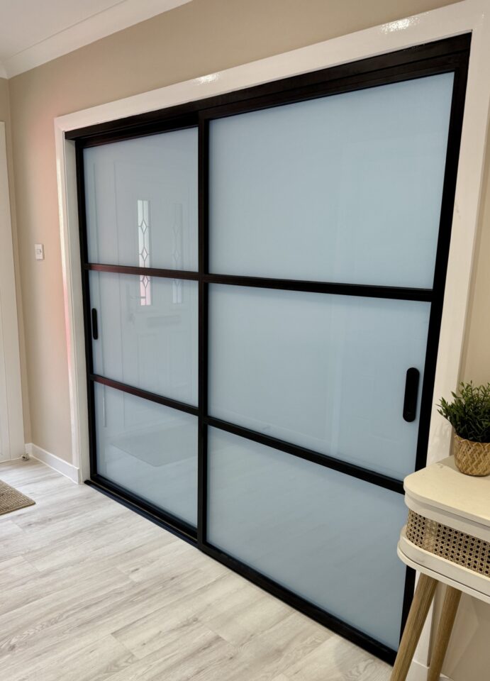 image: Steel-Look Crittall Style sliding internal doors